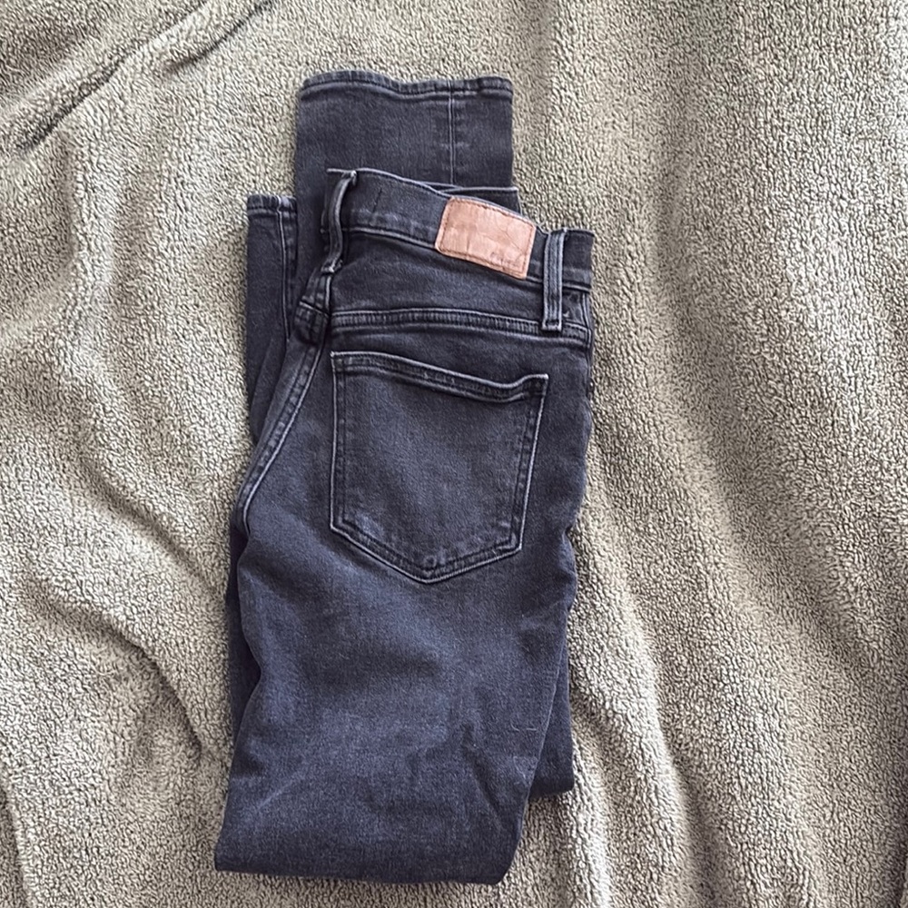 Madewell Charcoal Denim Jeans